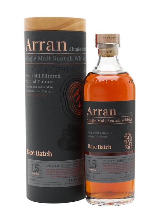 Arran 15 Year Old / Peated - Sherry Butts / Rare Batch Island Whisky