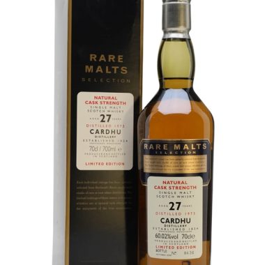 Cardhu 1973 / 27 Year Old / Rare Malts Speyside Whisky