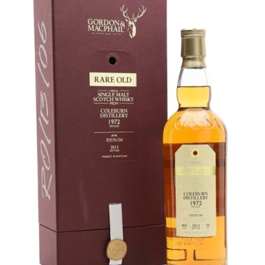 Coleburn 1972 / 40 Year Old / Rare Old / Gordon & MacPhail Speyside Whisky