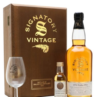 Dallas Dhu 1970 / 30 Year Old / Glass + Mini Set Speyside Whisky