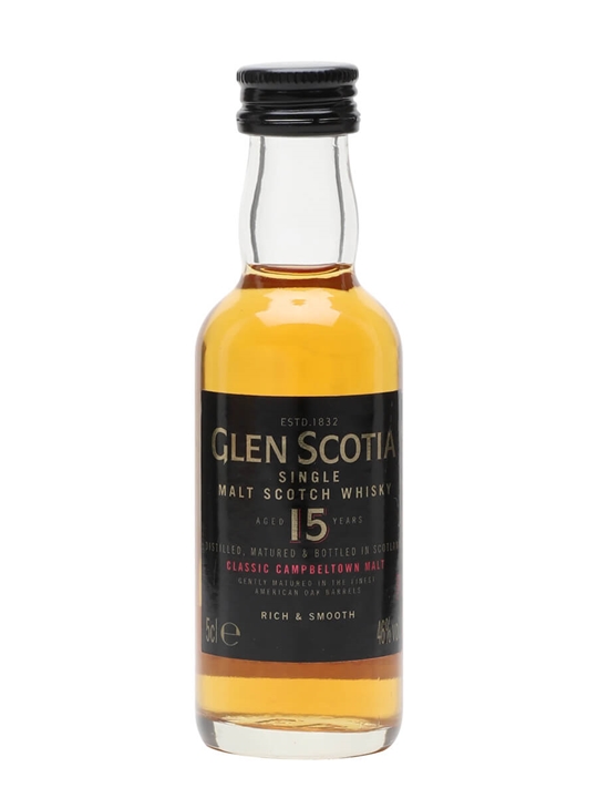 Glen Scotia 15 Year Old Miniature Campbeltown Whisky 1 Glen Scotia 15 Year Old Miniature Campbeltown Whisky