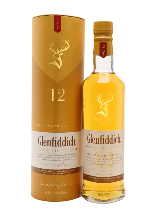 Glenfiddich 12 Year Old / Our American Oak / Kosher Certified Speyside Whisky 1 Glenfiddich 12 Year Old / Our American Oak / Kosher Certified Speyside Whisky