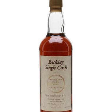 Highland Park 1968 / 34 Year Old / Becking AG Island Whisky
