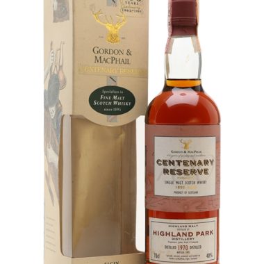 Highland Park 1970 / Centenary Reserve / Gordon & Macphail Island Whisky