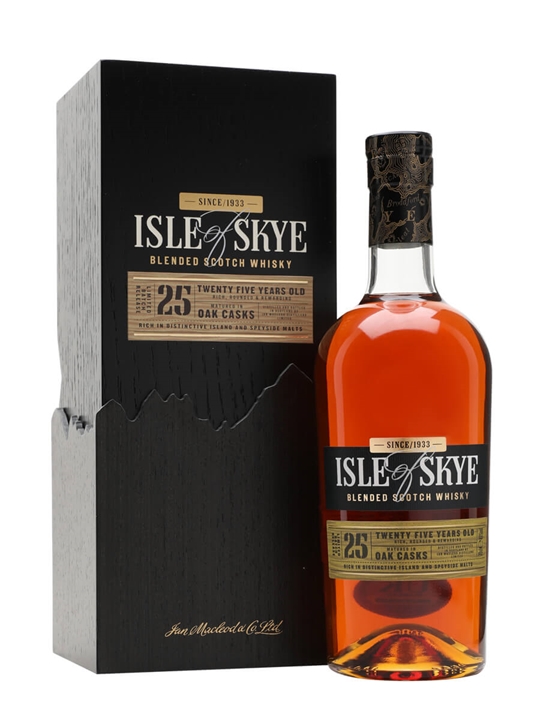 Isle of Skye 25 Year Old Blended Whisky Blended Scotch Whisky 1 Isle of Skye 25 Year Old Blended Whisky Blended Scotch Whisky