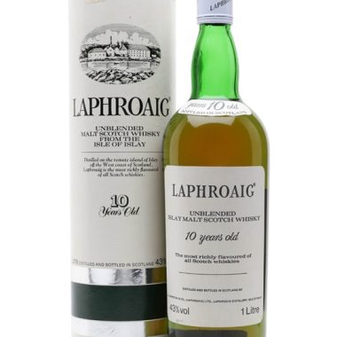 Laphroaig 10 Year Old / Bot.1980s / Litre Islay Whisky