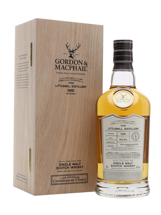 Littlemill 1991 / 31 Year Old / Gordon & MacPhail Connoisseurs Choice Lowland Whisky 1 Littlemill 1991 / 31 Year Old / Gordon & MacPhail Connoisseurs Choice Lowland Whisky