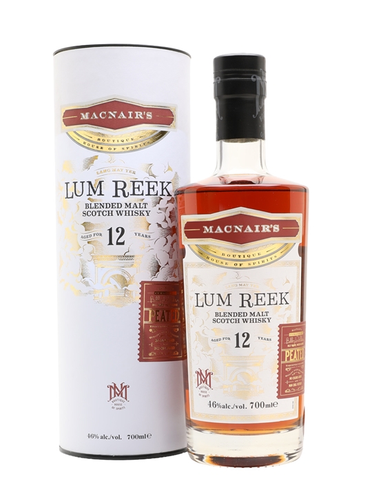 MacNair's 12 Year Old Lum Reek Blended Malt Scotch Whisky 1 MacNair's 12 Year Old Lum Reek Blended Malt Scotch Whisky