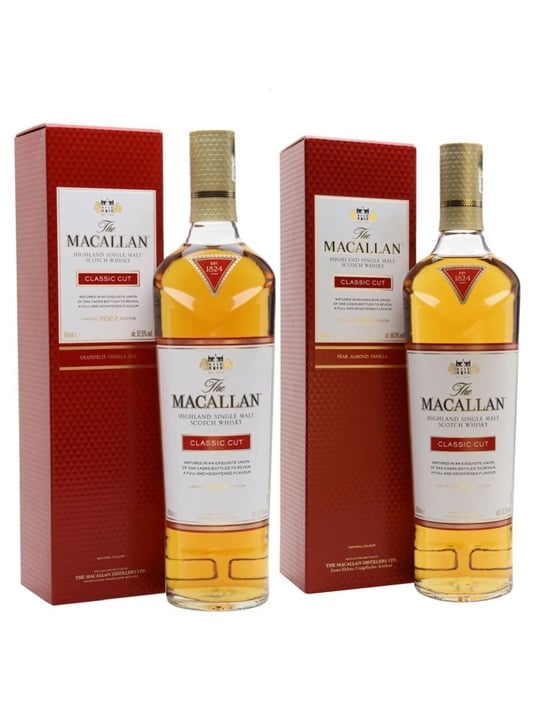 Macallan Classic Cut 2022 & 2023 Duo / 2 Bottles Speyside Whisky 1 Macallan Classic Cut 2022 & 2023 Duo / 2 Bottles Speyside Whisky