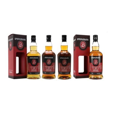 Springbank 12 Year Old Cask Strength Set / 4 Bottles Campbeltown Whisky