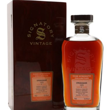 Springbank 1970 / 37 Year Old / Sherry Butt #1621 Campbeltown Whisky
