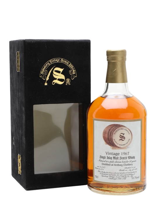 Ardbeg 1967 / 28 Year Old / Pale Oloroso Sherry Cask #575 / Signatory Islay Whisky 1 Ardbeg 1967 / 28 Year Old / Pale Oloroso Sherry Cask #575 / Signatory Islay Whisky