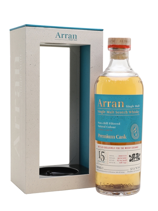 Arran 2010 / 15 Year Old / Cask 1772 / Exclusive to The Whisky Exchange Island Whisky 1 Arran 2010 / 15 Year Old / Cask 1772 / Exclusive to The Whisky Exchange Island Whisky