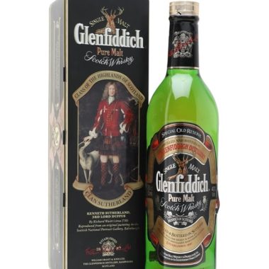 Glenfiddich Pure Malt / Special Old Reserve / Clan Sutherland / Bot.1990s Speyside Whisky