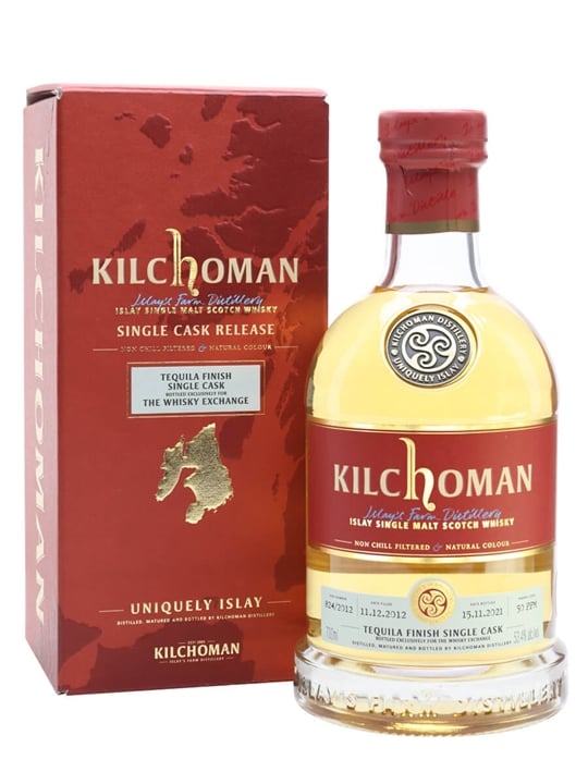 Kilchoman 2012 / 8 Year Old / Tequila Cask Finish / Whisky Exchange Exclusive Islay Whisky 1 Kilchoman 2012 / 8 Year Old / Tequila Cask Finish / Whisky Exchange Exclusive Islay Whisky
