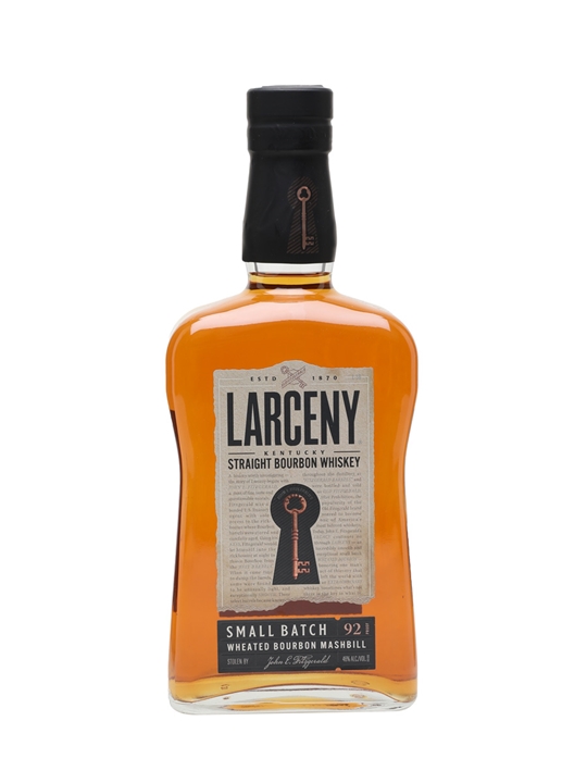 Larceny 92 Proof Kentucky Straight Bourbon Whiskey 1 Larceny 92 Proof Kentucky Straight Bourbon Whiskey