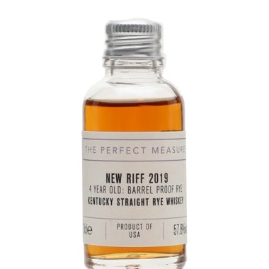 New Riff Single Barrel Rye 2019 Sample / 4 Year Old / TWE Exclusive