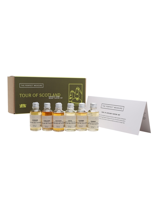 Tour of Scotland Whisky Tasting Set / 6x3cl Single Malt Scotch Whisky 1 Tour of Scotland Whisky Tasting Set / 6x3cl Single Malt Scotch Whisky