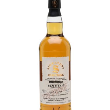 Ben Nevis 2019 / 7 Year Old / Signatory 100 Proof Edition #75 Highland Whisky