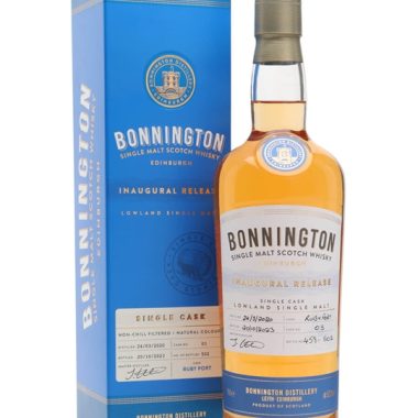 Bonnington 2020 / 3 Year Old / Inaugural Release / Ruby Port Cask Lowland Whisky