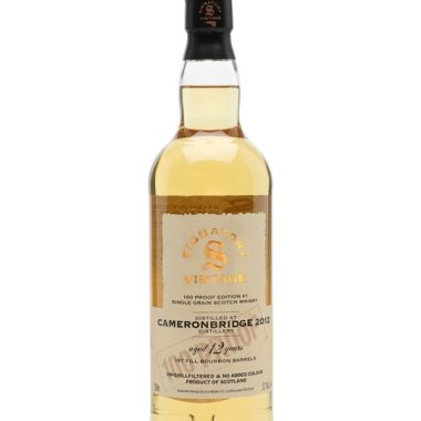 Cameronbridge 2012 / 12 Year Old / 100 Proof Edition #1 / Signatory Single Whisky