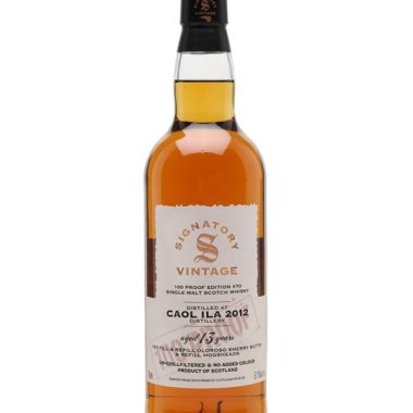 Caol Ila 2012 / 13 Year Old / Signatory 100 Proof Edition 70 Islay Whisky