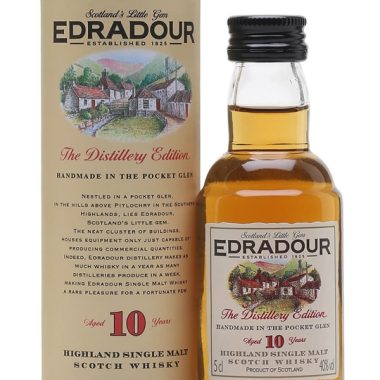 Edradour 10 Year Old Miniature Highland Single Malt Scotch Whisky
