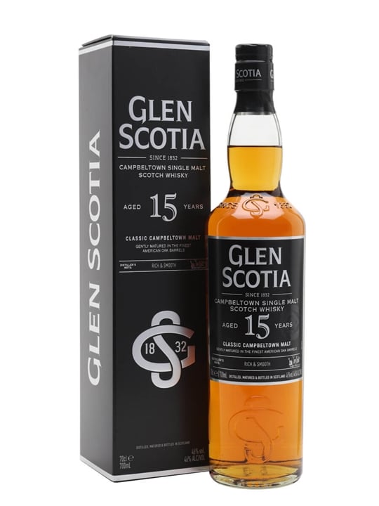 Glen Scotia 15 Year Old Campbeltown Single Malt Scotch Whisky 1 Glen Scotia 15 Year Old Campbeltown Single Malt Scotch Whisky