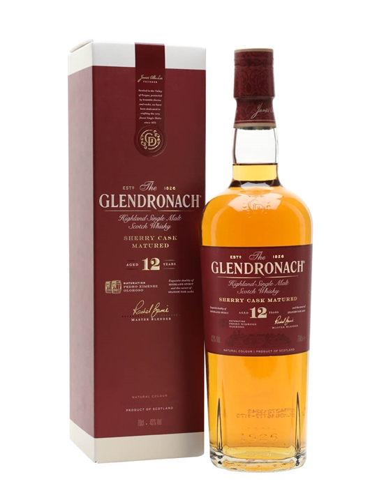 Glendronach 12 Year Old / Sherry Cask Matured Highland Whisky