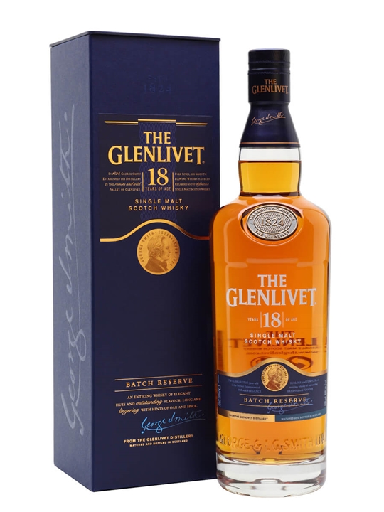 Glenlivet 18 Year Old Batch Reserve Speyside Single Malt Scotch Whisky 1 Glenlivet 18 Year Old Batch Reserve Speyside Single Malt Scotch Whisky