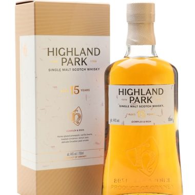 Highland Park 15 Year Old Island Single Malt Scotch Whisky