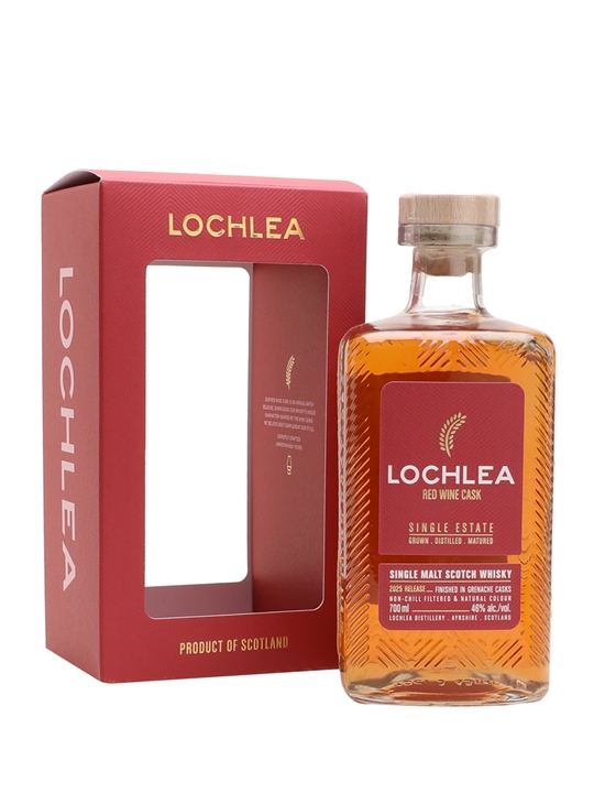 Lochlea Red Wine Cask Lowland Single Malt Scotch Whisky 1 Lochlea Red Wine Cask Lowland Single Malt Scotch Whisky