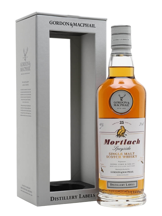 Mortlach 25 Year Old / G&M Distillery Labels Speyside Whisky 1 Mortlach 25 Year Old / G&M Distillery Labels Speyside Whisky