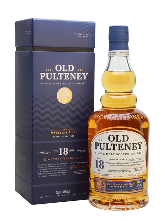 Old Pulteney 18 Year Old Highland Single Malt Scotch Whisky 1 Old Pulteney 18 Year Old Highland Single Malt Scotch Whisky