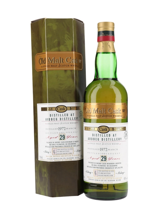 Ardbeg 1972 / 29 Year Old / Sherry Finish / Old Malt Cask Islay Whisky 1 Ardbeg 1972 / 29 Year Old / Sherry Finish / Old Malt Cask Islay Whisky