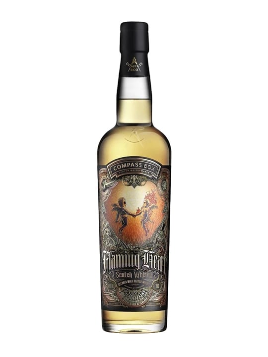 Compass Box Flaming Heart 7th Release Blended Malt Scotch Whisky 1 Compass Box Flaming Heart 7th Release Blended Malt Scotch Whisky
