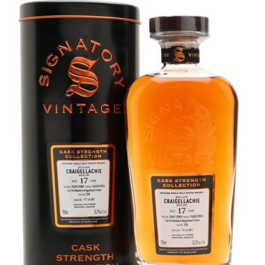 Craigellachie 2009 / 17 Year Old / Cask 208 / Signatory Cask Strength Speyside Whisky