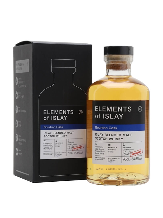 Elements of Islay Bourbon Cask Islay Blended Malt Scotch Whisky 1 Elements of Islay Bourbon Cask Islay Blended Malt Scotch Whisky