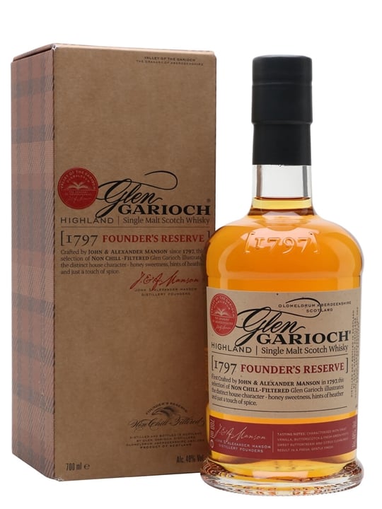 Glen Garioch Founder's Reserve Highland Single Malt Scotch Whisky 1 Glen Garioch Founder's Reserve Highland Single Malt Scotch Whisky