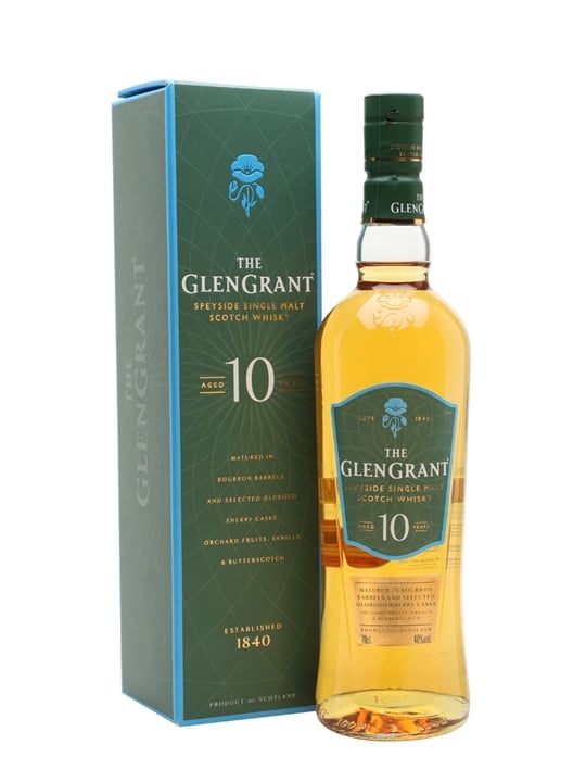 Glen Grant 10 Year Old Speyside Single Malt Scotch Whisky