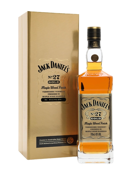 Jack Daniel's No.27 Gold / Maple Wood Finish Tennessee Whiskey 1 Jack Daniel's No.27 Gold / Maple Wood Finish Tennessee Whiskey