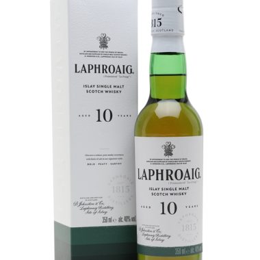 Laphroaig 10 Year Old / Half Bottle Islay Single Malt Scotch Whisky