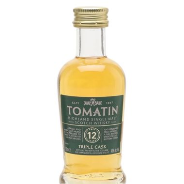 Tomatin 12 Year Old Miniature Highland Single Malt Scotch Whisky