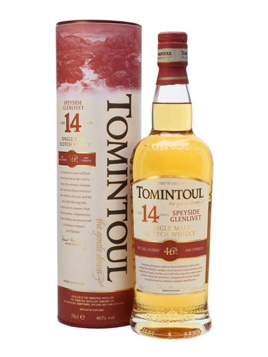 Tomintoul 14 Year Old Speyside Single Malt Scotch Whisky 1 Tomintoul 14 Year Old Speyside Single Malt Scotch Whisky