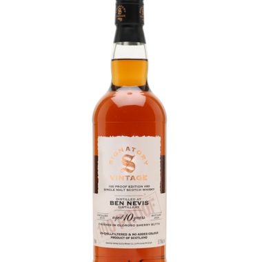 Ben Nevis 2015 / 10 Year Old / Signatory 100 Proof Edition 80 Highland Whisky