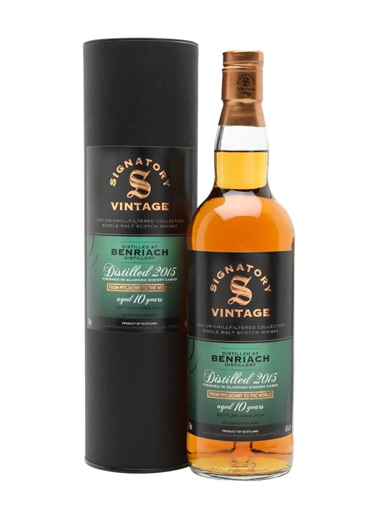 Benriach 2015 / 10 Year Old / Signatory Speyside Whisky