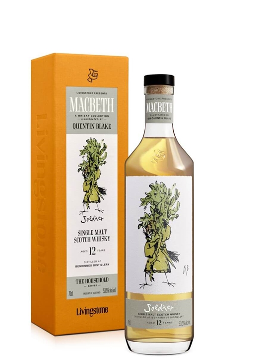 Benrinnes 12 Year Old / Soldier / Household Series / Macbeth Act Two Speyside Whisky