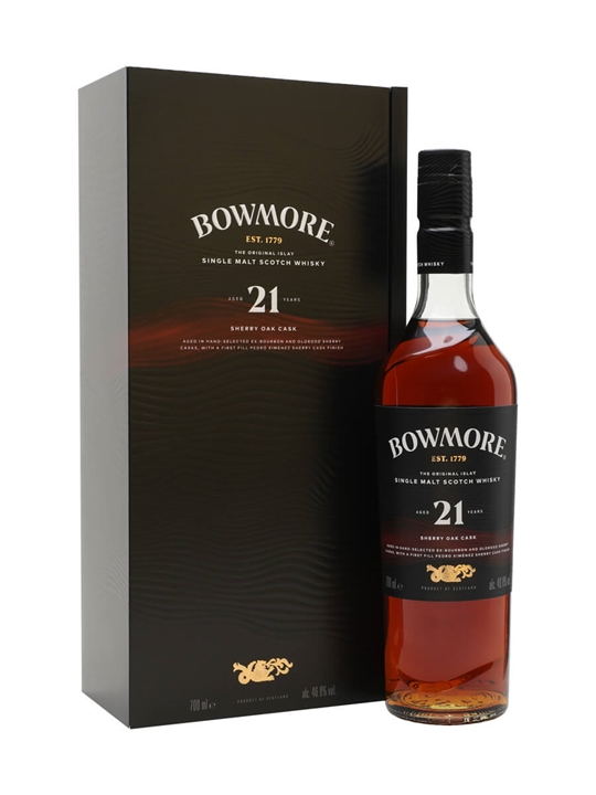 Bowmore 21 Year Old / Sherry Oak Islay Single Malt Scotch Whisky