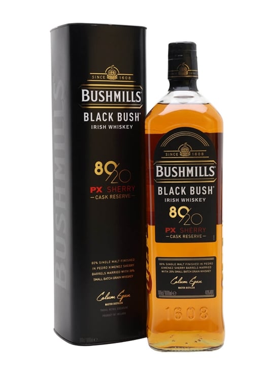 Bushmills Black Bush 80:20 PX Sherry Cask Blended Irish Whiskey 1 Bushmills Black Bush 80:20 PX Sherry Cask Blended Irish Whiskey