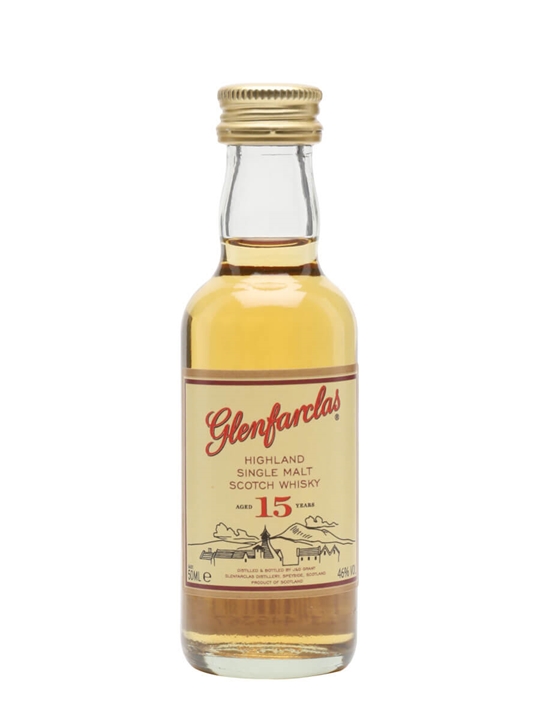 Glenfarclas 15 Year Old Miniature Speyside Single Malt Scotch Whisky